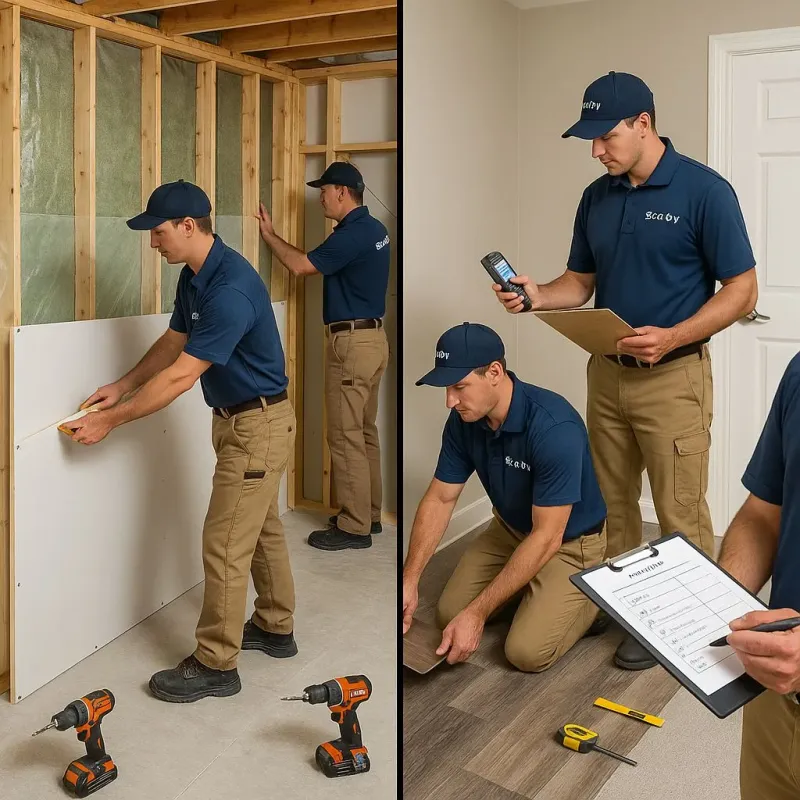 Repairs and Reconstruction process in Rossville, GA